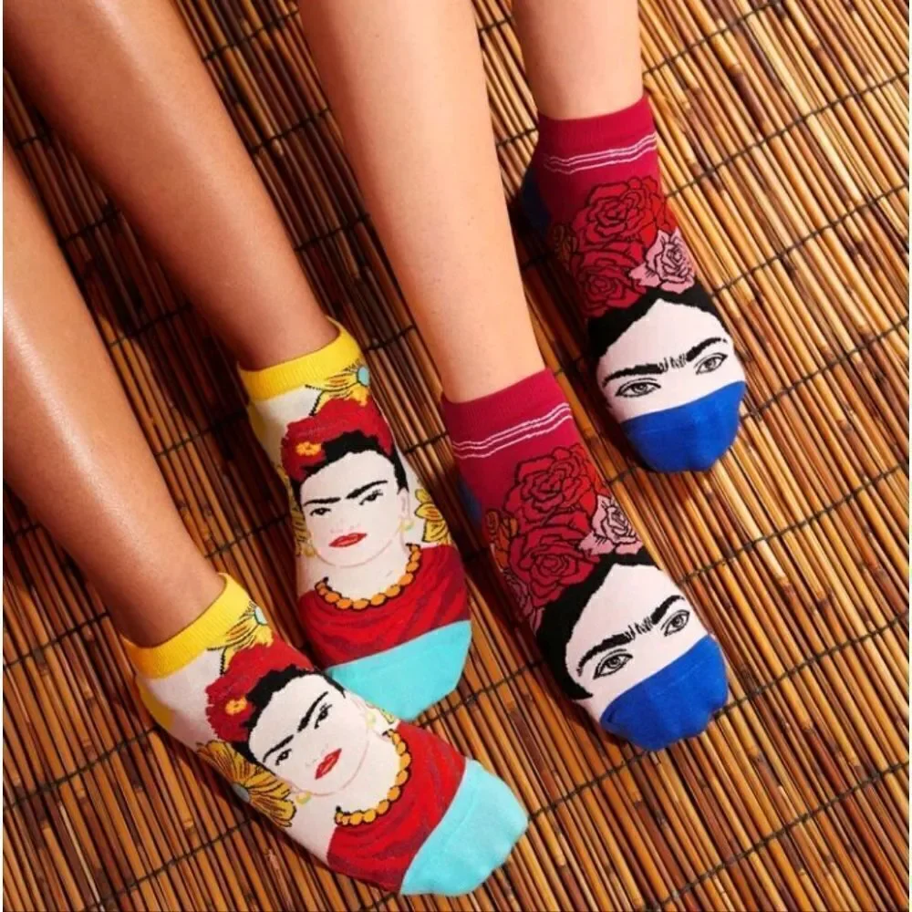 Frida Kahlo Ankle Socks